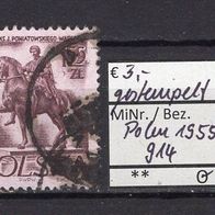 Polen 1955 Denkmäler in Warschau MiNr. 914 gestempelt -2