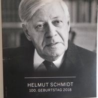 Helmut Schmidt 100. Geburtstag 2018 die deutschen Jubiläumsprägungen Komplett - Set