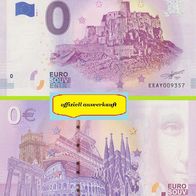 0 Euro Schein Spissky Hrad EEAY 2018-1 offiziell ausverkauft Nr. 9802