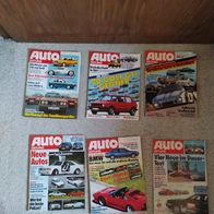 Auto Zeitung Konvolut 1982