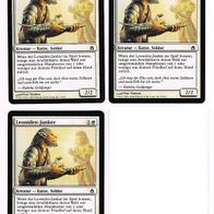3x "Leoniden-Junker", Common aus "Fünfte Morgenröte", ungespielt