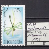Albanien 1966 Schmetterlinge und Libellen MiNr. 1051 gestempelt