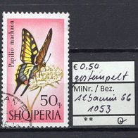 Albanien 1966 Schmetterlinge und Libellen MiNr. 1053 gestempelt