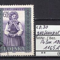 Polen 1960 Volkstrachten (II) MiNr. 1165 A gestempelt