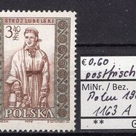 Polen 1960 Volkstrachten (II) MiNr. 1163 A postfrisch