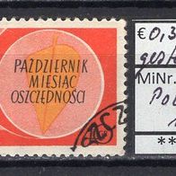 Polen 1961 Monat des Sparens MiNr. 1261 gestempelt