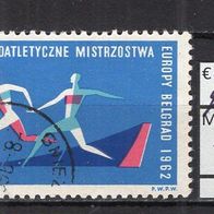Polen 1962 Leichtathletik-Europameisterschaften MiNr. 1339 A gestempelt