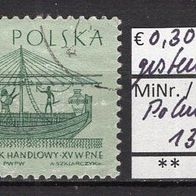 Polen 1963 Segelschiffe (I) MiNr. 1384 gestempelt