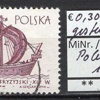 Polen 1965 Segelschiffe (III) MiNr. 1567 gestempelt