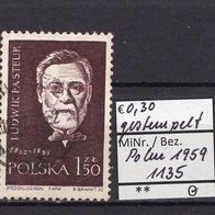 Polen 1959 Große Gelehrte MiNr. 1135 gestempelt