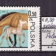 Polen 1978 50 Jahre Warschauer Zoo: Tiere mit ihren Jungen MiNr. 2584 gestempelt