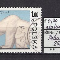 Polen 1978 50 Jahre Warschauer Zoo: Tiere mit ihren Jungen MiNr. 2585 gestempelt