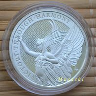 1 Oz Unze Silbermünze Queen Virtues Serie "Victory" 2021