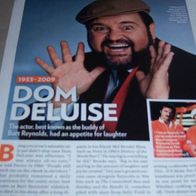 Dom DeLuise Full Page Article Clippings Bericht