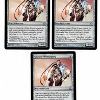 3x "Geätzte Weissagung" - Uncommon aus "Fünfte Morgenröte", ungespielt