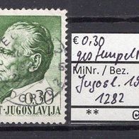 Jugoslawien 1968 Freimarken: Präsident Tito MiNr. 1282 gestempelt