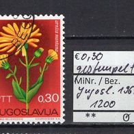 Jugoslawien 1967 Jugoslawische Flora (VII) MiNr. 1200 gestempelt