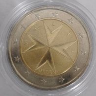2 Euro Malta 2008 bankfrisch Kursmünze Malteser Kreuz
