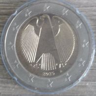 2 Euro BRD 2025 Kursmünze A Stgl aus KMS Deutschland Adler Bundesadler
