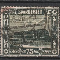 Briefmarken ----Saargebiet---1923---Gestempelt-----Mi 75 c