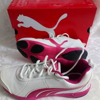 PUMA Flextrainer 18675605 Damen Sportschuh SL white-beetroot purple Gr. 38 OVP NEU
