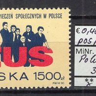 Polen 1990 70 Jahre Sozialversicherung MiNr. 3271 postfrisch