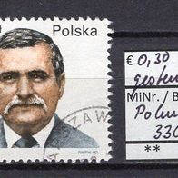 Polen 1990 Lech Walesa MiNr. 3300 gestempelt Warschau