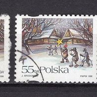 Polen 1996 Weihnachten MiNr. 3627 - 3628 gestempelt