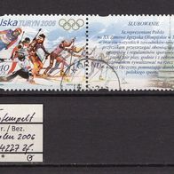 Polen 2006 Olympische Winterspiele, Turin MiNr. 4227 + Zf. gestempelt