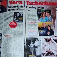 Vera Tschechowa Article Clippings 2 pg Clipping Elvis Presley Pressebericht