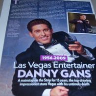 Danny Gans Article Clippings Full Page Bericht Pressebericht