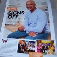 Montel Williams Article Full Page Clippings Bericht Pressebericht