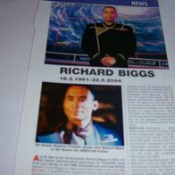 Richard Biggs Babylon 5 Article Clippings Bericht Pressebericht