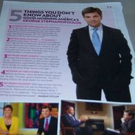 George Stephanopoulos Full Page Article Clippings Johnny Weir Bericht Pressebericht