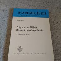 Academia iuris--Lehrbuch Rechtswissenschaften