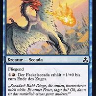 4x "Fackelsceada" Common aus "Der Gildenbund", ungespielt