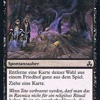 4x "Kremation" Common aus "Der Gildenbund", ungespielt