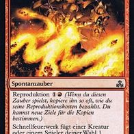 4x "Schnellfeuerwerk" Common aus "Der Gildenbund", ungespielt