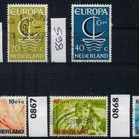 Niederlande Mi. Nr. 864 + 865 + 866 + 867 + 868 o <