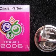 Pin: Fussball WM "Telekom - Fifa WM 2006" Official Partner, OVP