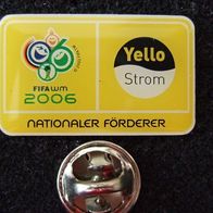 Pin: FIFA WM 2006, "Yello Strom" Nat. Förderer,