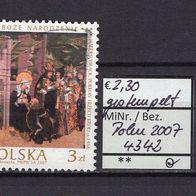 Polen 2007 Weihnachten MiNr. 4342 gestempelt