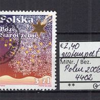 Polen 2008 Weihnachten MiNr. 4402 gestempelt