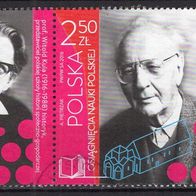 Polen 2016 Wissenschaftler Zusammendruck MiNr. 4876 - 4877 gestempelt