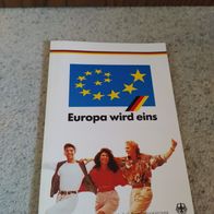 Europa wird eins
