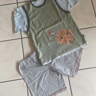 Schiesser Schlafanzug kurz - Shorty Gr. 128 - Neu - Maurer