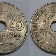 Belgien 25 Centimes 1921 "Belgie" ## Kof1