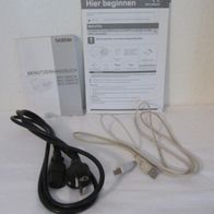 Benutzerhandbuch, Netzstecker und USB-Kabel für Brother MFC-5890CN
