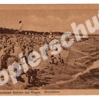 Ansichtskarte Ostseebad Göhren auf Rügen Strandleben