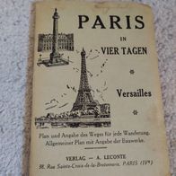 Paris in 4 Tagen, Versailles mit Plan
